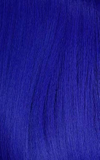 Lace Front Wig Empress Edge Shear Muse Lachan (Neon Royal Blue)