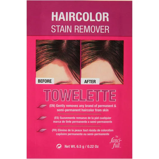 Haircolor Stain Remover Towelette