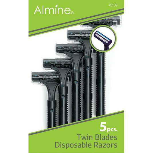 Almine Twin Blade Disposable Razors