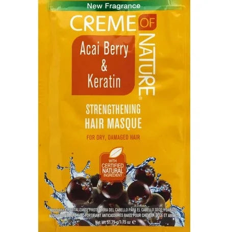 Acai Berry & Keratin Strengthening Hair Masque