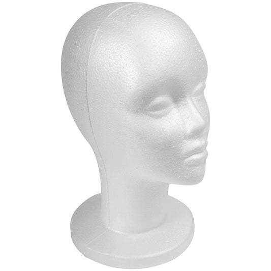 White Foam Mannequin Head
