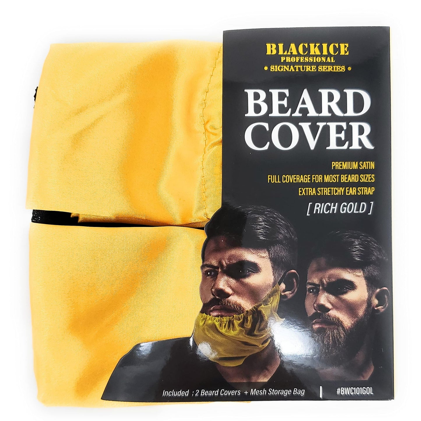 Beard Cover Rich Gold + Mesh Storage Bag