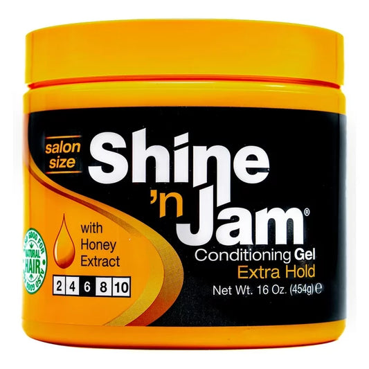 Shine-n-Jam Maximum Hold, Hair Styling Gel, 16oz