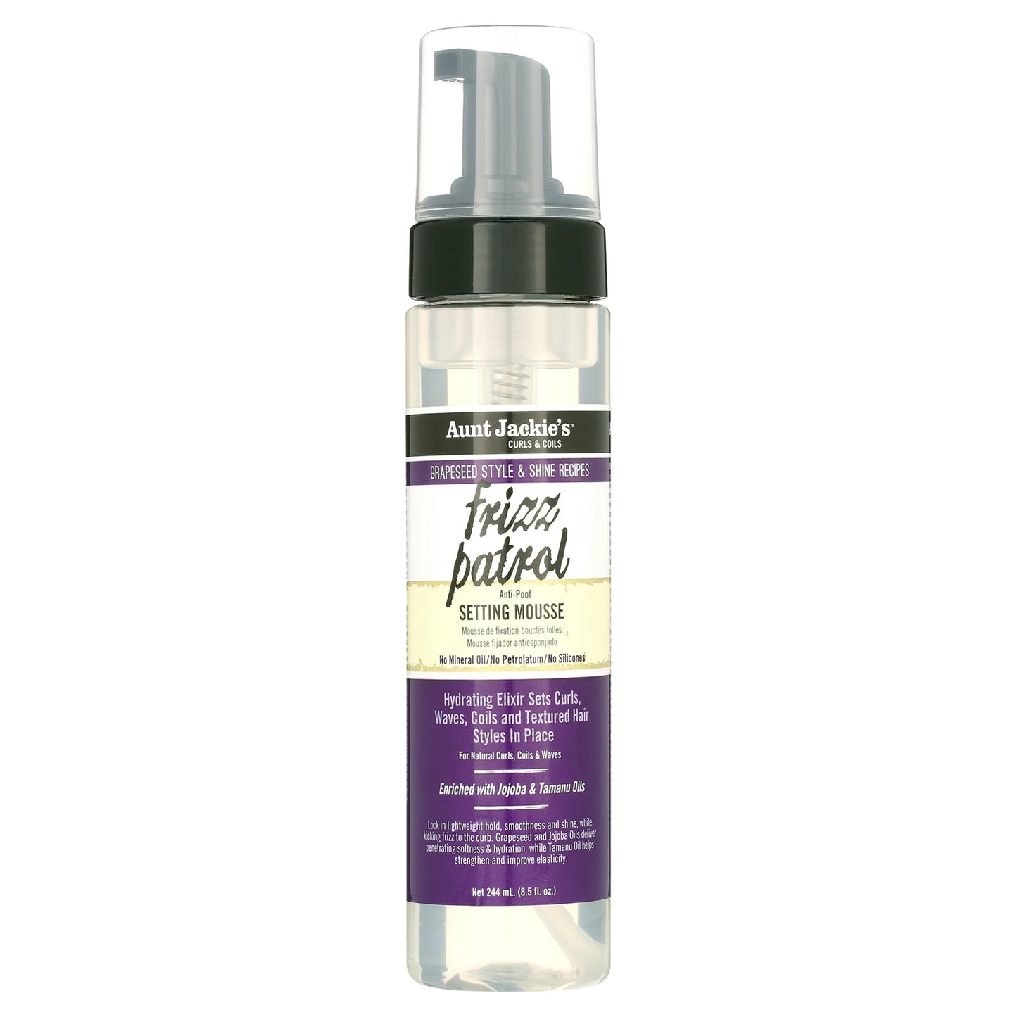 Grapeseed Frizz Patrol Setting Mousse 8.5oz