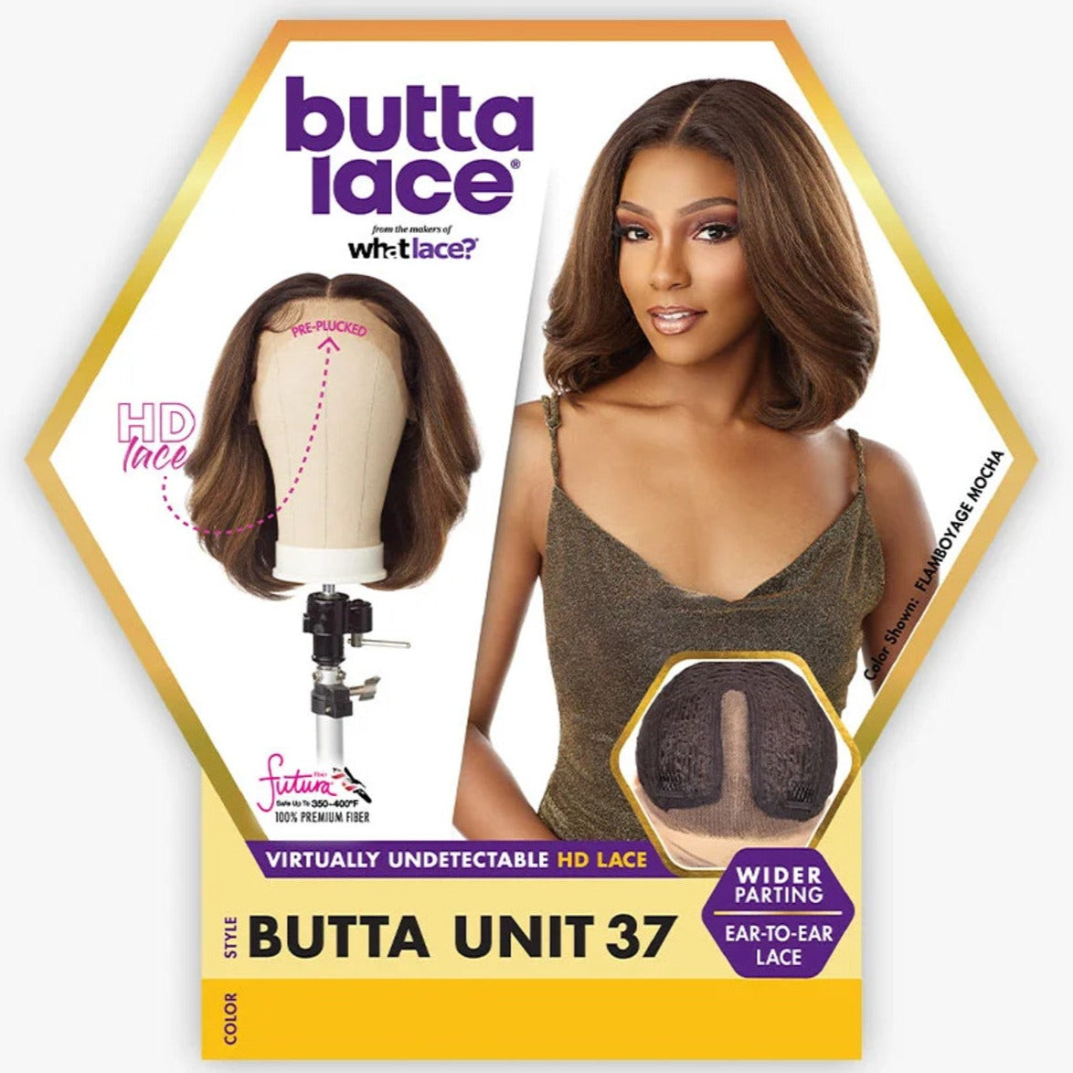 Butta Lace Synthetic HD Lace Front Wig - BUTTA UNIT 37 (#1)