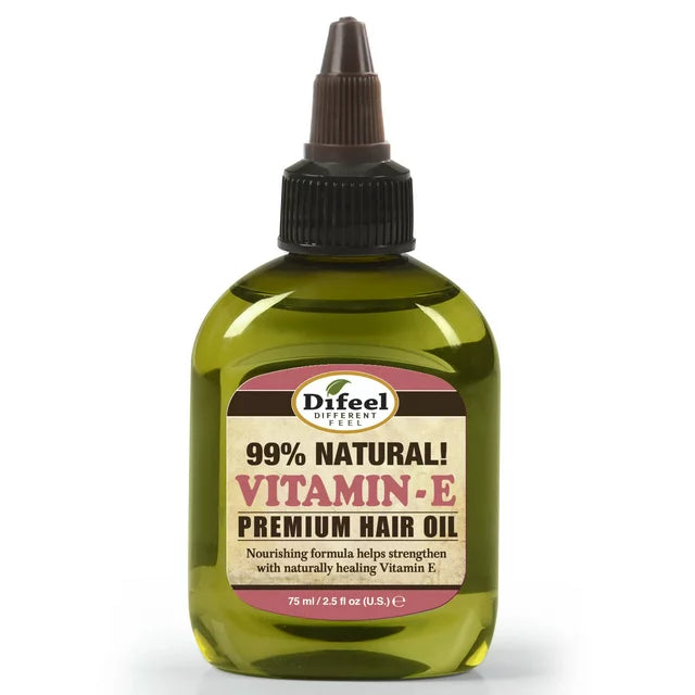 Premium Natural Hair Oil - Vitamin E Oil 2.5 Oz.