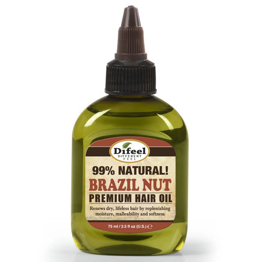 Premium Natural Hair Oil - Brazil Nut Oil 2.5 Oz.