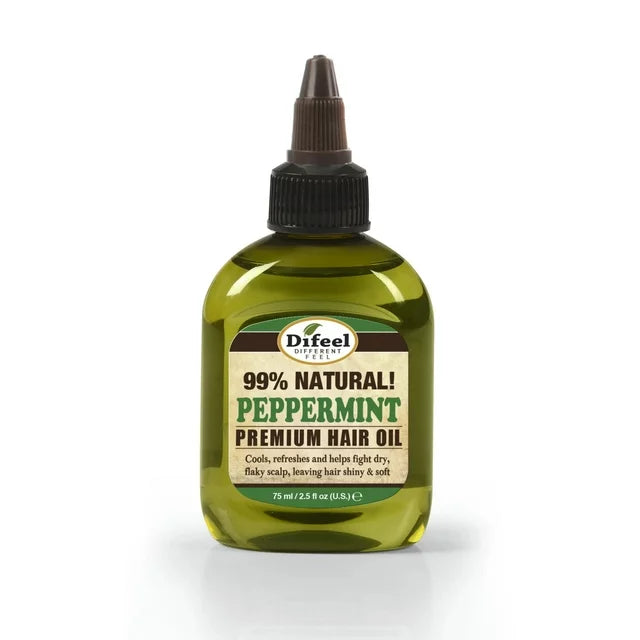 Premium Natural Hair Oil - Peppermint Oil  2.5 oz