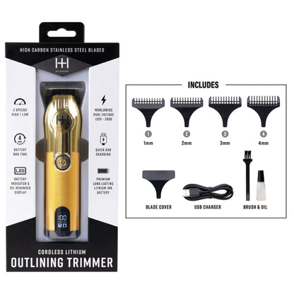 Cordless Lithium Outlining Trimmer Gold