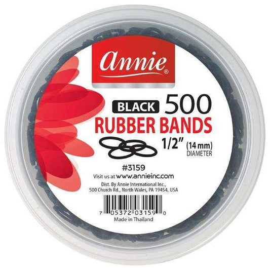 Rubber Bands 500Ct Black
