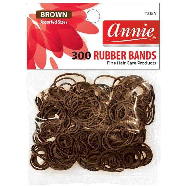 Rubber Bands Asst Size 300Ct Brown