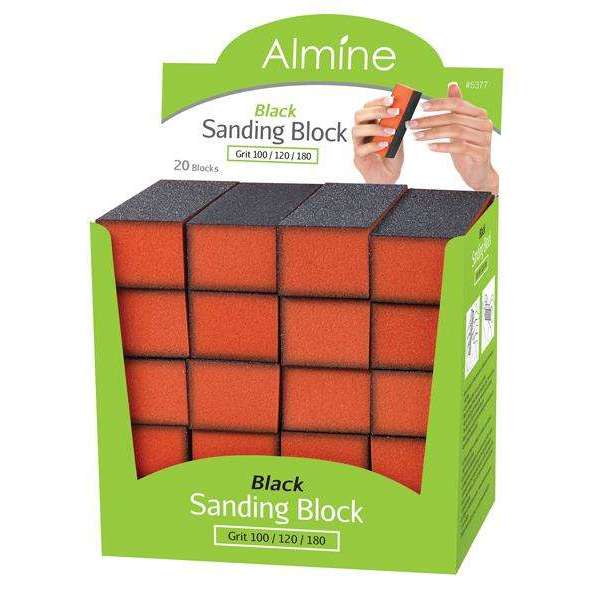 Almine Black Sanding Block Grit 100/120/180