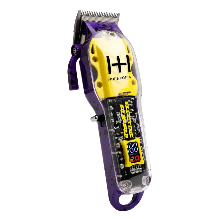 Professional Rechargeable Clippers Electric Purple