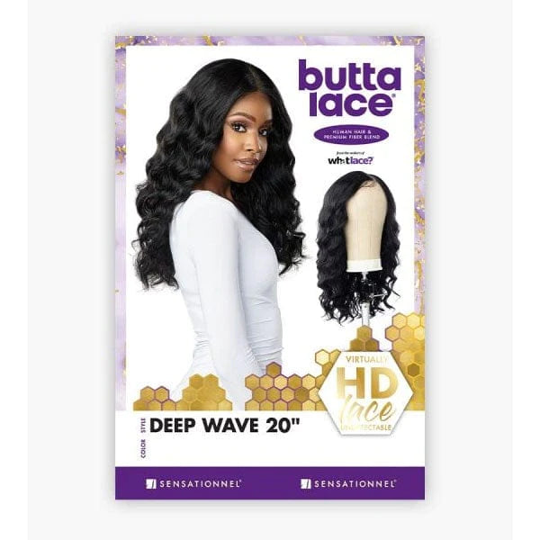 Butta Lace Human Hair Blend - DEEP WAVE 20" (#1)